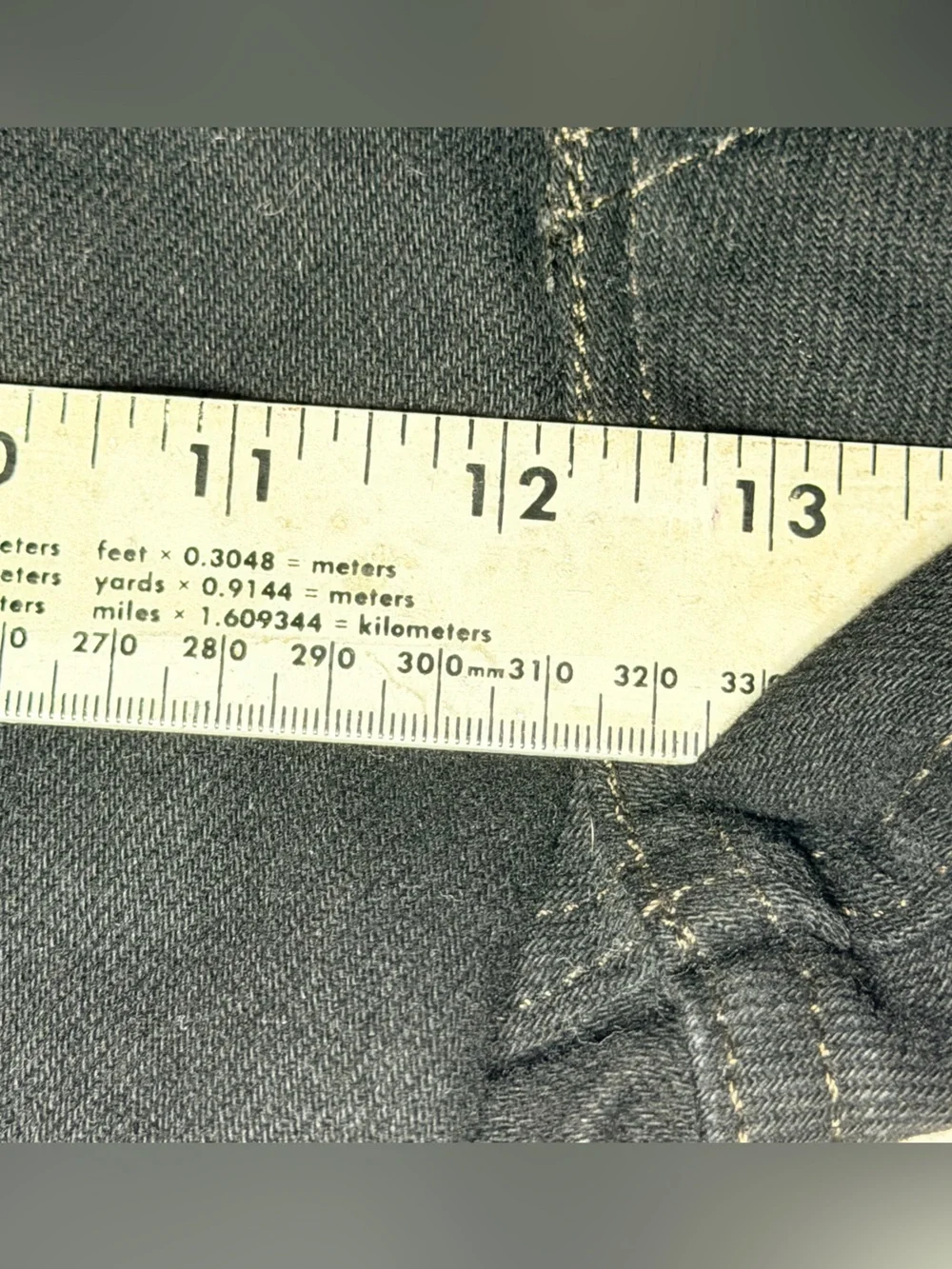 Levi's Black Straight Leg Denim Jeans with Red Tab